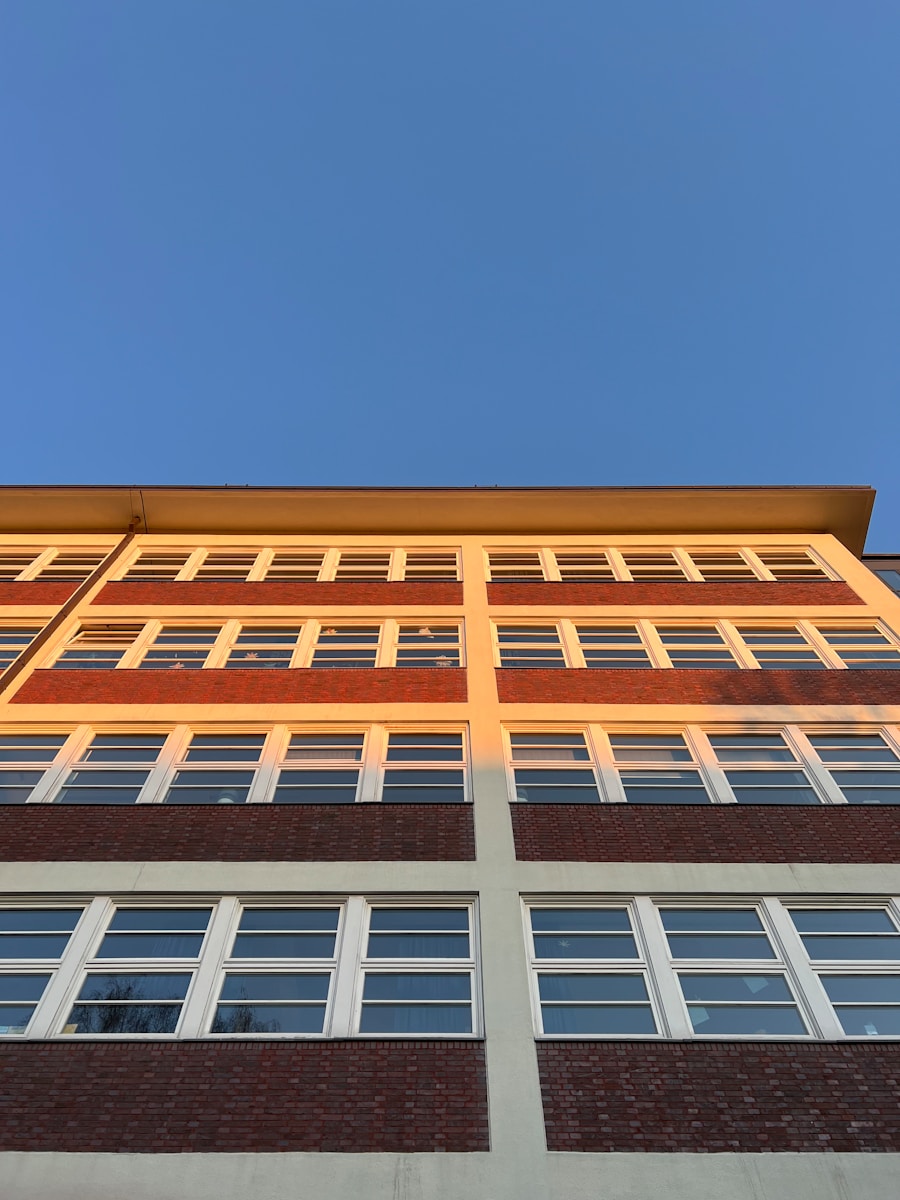 a building with windows